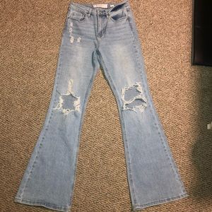 Light Wash Flare Jeans